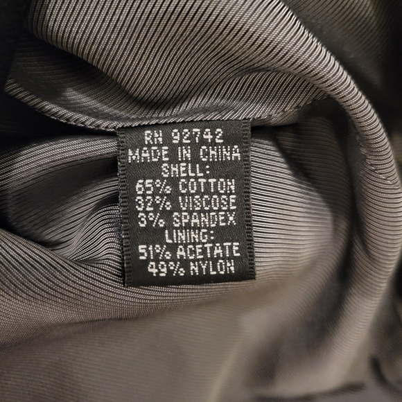 Juliana Collezione Black Sueded Cotton Beaded Two Piece Suit Set - Picture 9 of 10